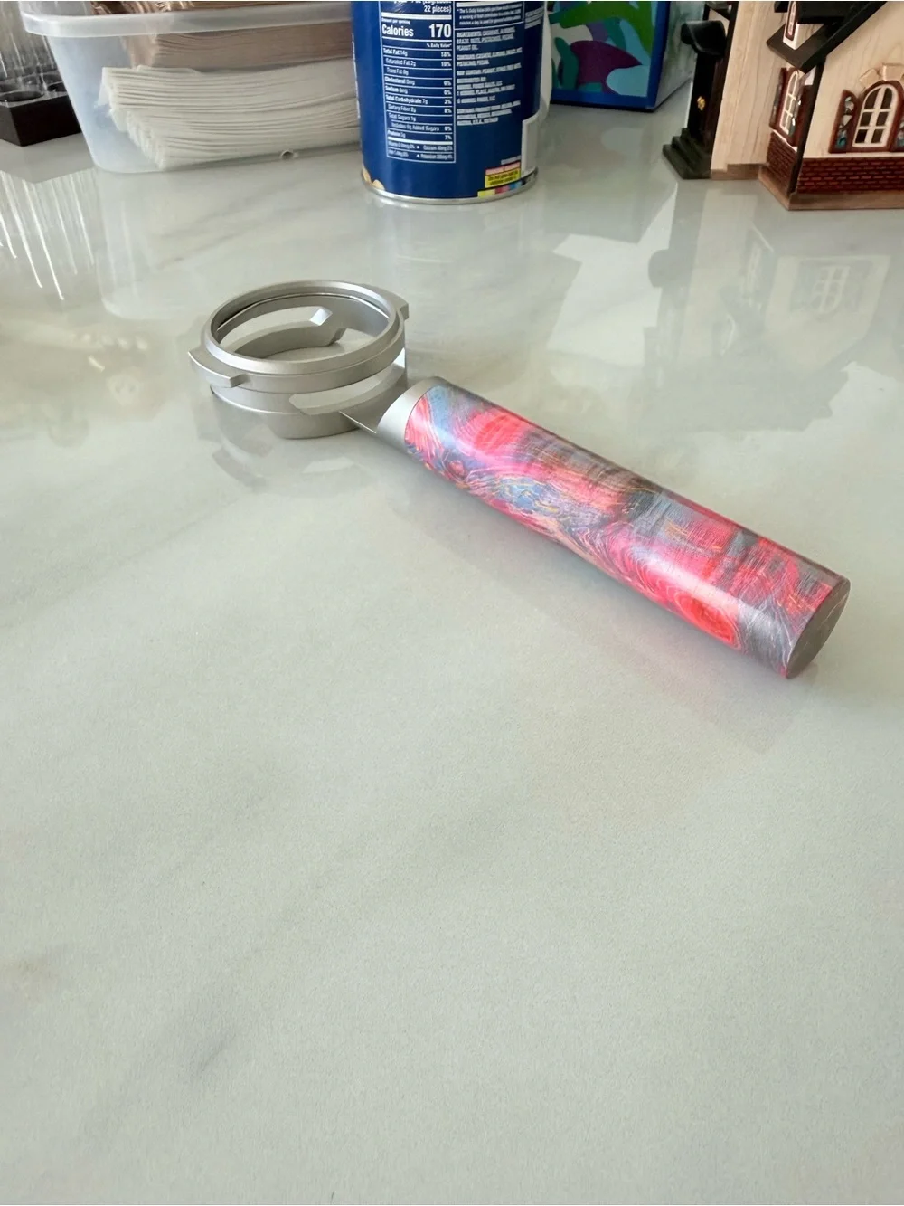 Colorful Swirl 58mm Portafilter Handle